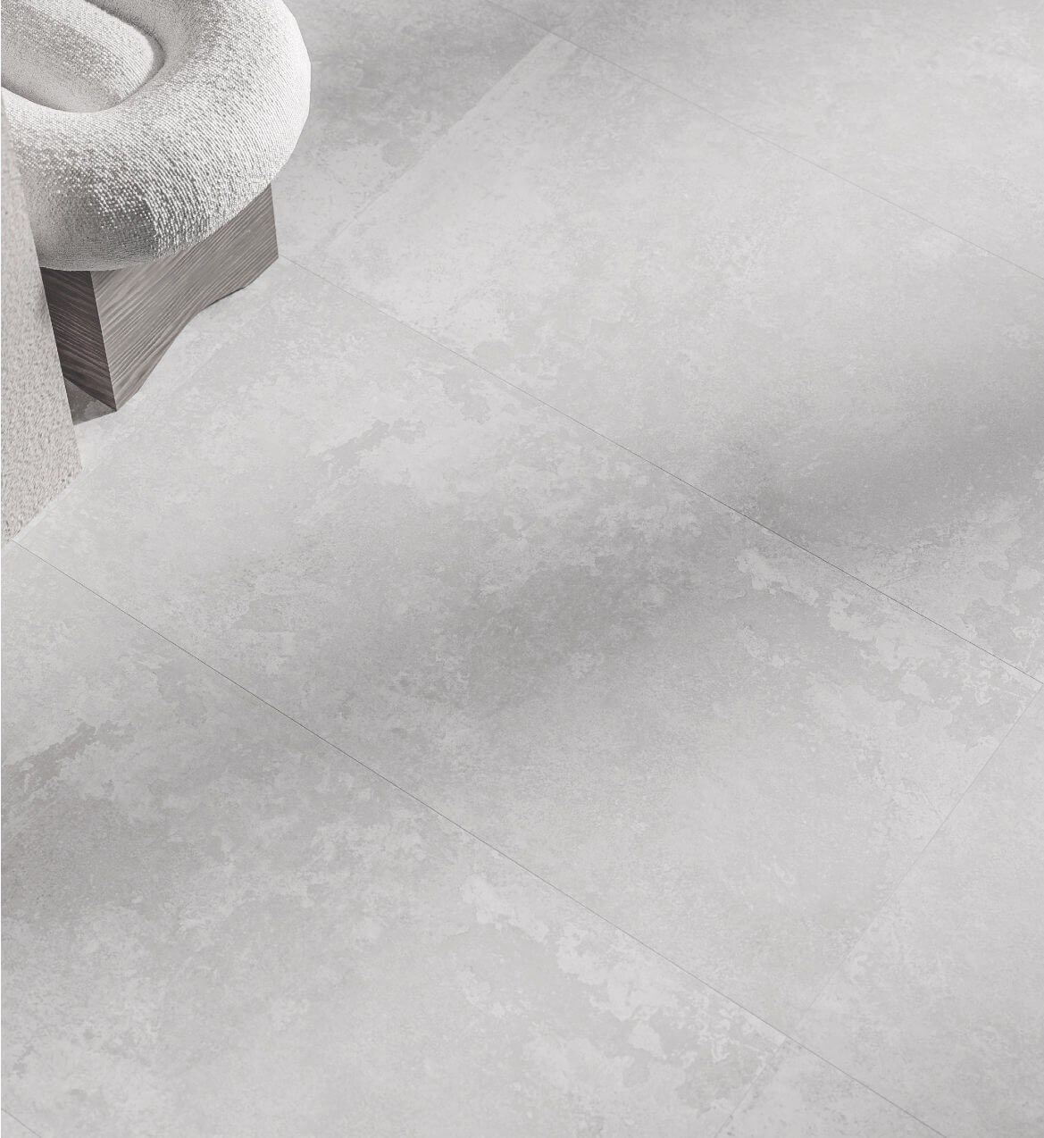 Dlažba a obklady imitace betonu Metropolis White