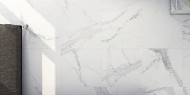 Matná dlažba a obklady o rozměru 60×60 cm | Imitace mramoru | Calacatta Bianco