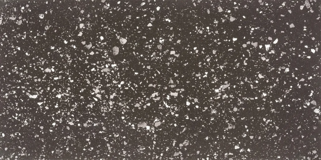 Dlažba a obklady 60×120 cm | Casalgrande Padana | Terrazzotech | Tech Nero | Matná (R10 A+B) | Probarvená