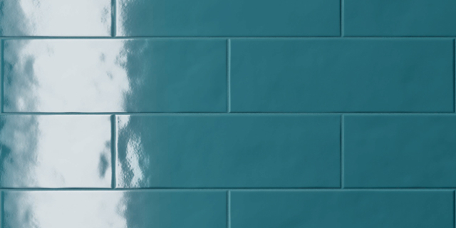 Designové obklady 25 x 8.2 cm | Casalgrande Padana | Brickworks Nuances | Blu Sherpa Lux | Lesklá